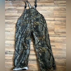 New Outfitters Ridge Fusion 3D Camo Overalls Drawstring Leg 2XL (50-52) Green
